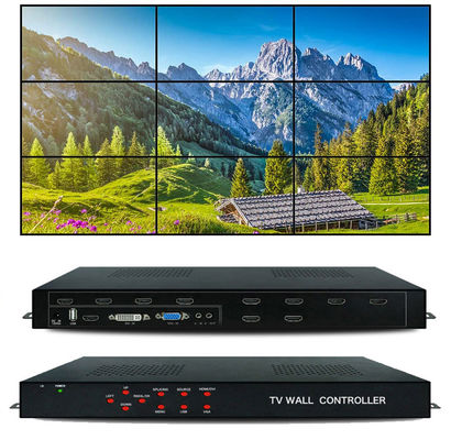Çoklu Format en iyi hdmi 3x3 2x3 LCD Video TV Duvar Denetleyicisi HDMI video duvar işlemcisi