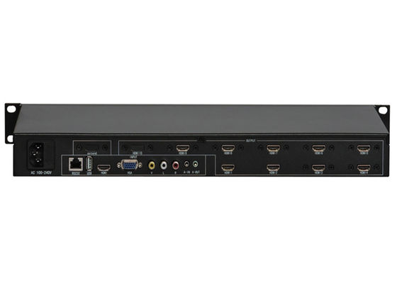 IR 3X3 LCD Video Duvar splitter Kontrolör kiti, RS232 Uzaktan Kasa Anahtar Kontrolü ile