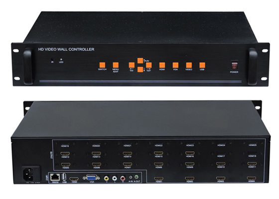 HD 20 Ekranlar Dar Çerçeve LCD HDMI Video TV Duvar Ekranları Denetleyici 4x4 2x2 3x3