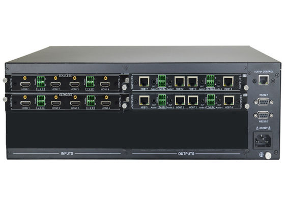 Sorunsuz EDID 4K Video Matrix Switcher 8 HDMI Girişi 8 HDBaseT Çıkışı