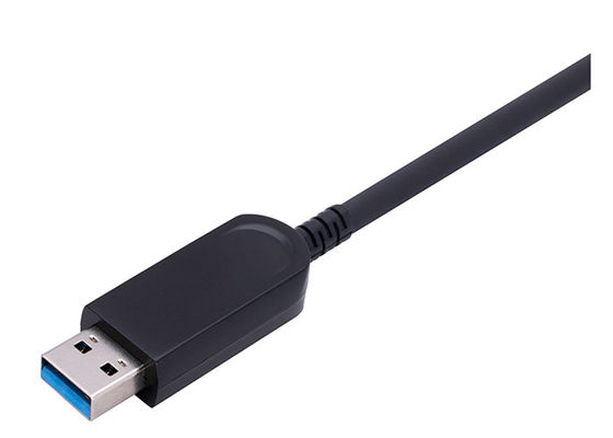 AM - AF 4K 60Hz USB 3.0 Fiber Optik Kablo Maksimum Uzunluk 100m