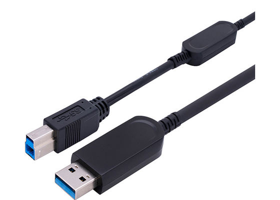 EDID CEC HDCP2.2 HDR Aktif Optik Kablo USB 3.0 AM'den BM'ye
