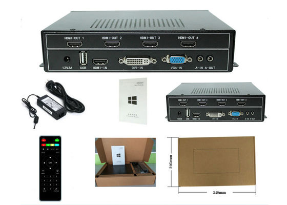 1080P 2x2 HDMI Video Duvar Denetleyicisi 1x4 HDMI Video Duvar İşlemcisi