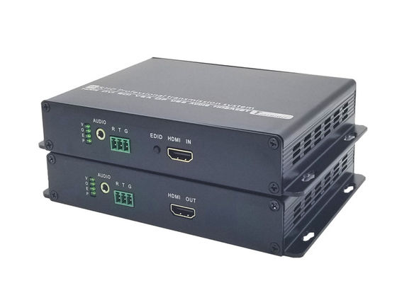 Fiber Optik Üzerinden RS232 Bağlantı Noktası HDMI Video Genişletici 1920x1200 3Gbps