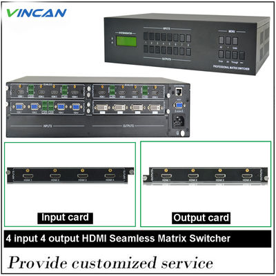 4K Hdmi Video Ses Matrisi Değiştirici Hdbaset Matrix 4x4 8x8 4x2