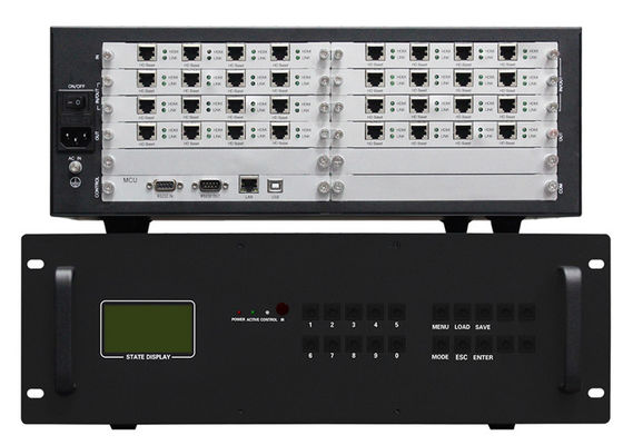 16 In 16 Out Matrix HDMI Video Duvar Denetleyicisi, HDBaseT Bağlantı Noktalı 2x2 3x3 hdmi