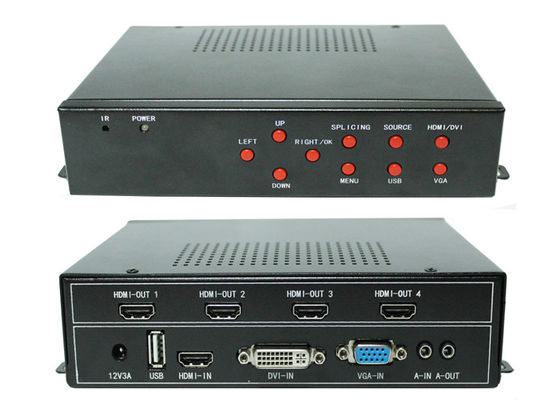 Çoklu TV Ekranı için 1x2 2x2 Dijital HDMI Video Duvar Denetleyicisi