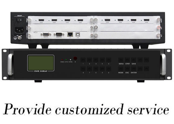 WLHDVP HDMI Video Duvar İşlemcisi 4x4 Çift Güç Matrix Denetleyicisi
