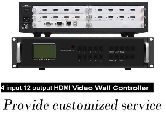 CE RoHs FCC ile 3x2 2x4 2x3 HDMI Video Duvar Denetleyicisi geçti