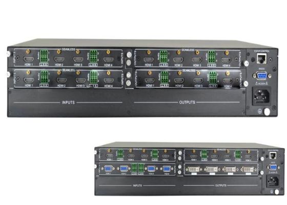 8 Giriş ve 8 Çıkış HDMI Video Matrix Switcher Web Kontrolü ve RS-232, Ethernet Kontrolü Desteği