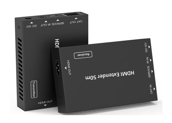 18Gbps HD Video Genişletici 50 Metre HDMI Üzeri CAT Metal Muhafaza