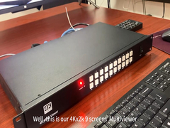 Kesintisiz Değişimli Profesyonel HDMI 9x1 Çoklu Görüntüleyici